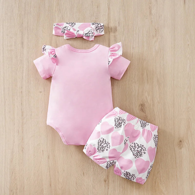 Mother’s Day Baby Girl 3 Piece Outfit Set | PAMU8