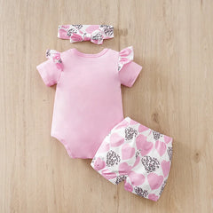 Mother’s Day Baby Girl 3 Piece Outfit Set | PAMU8