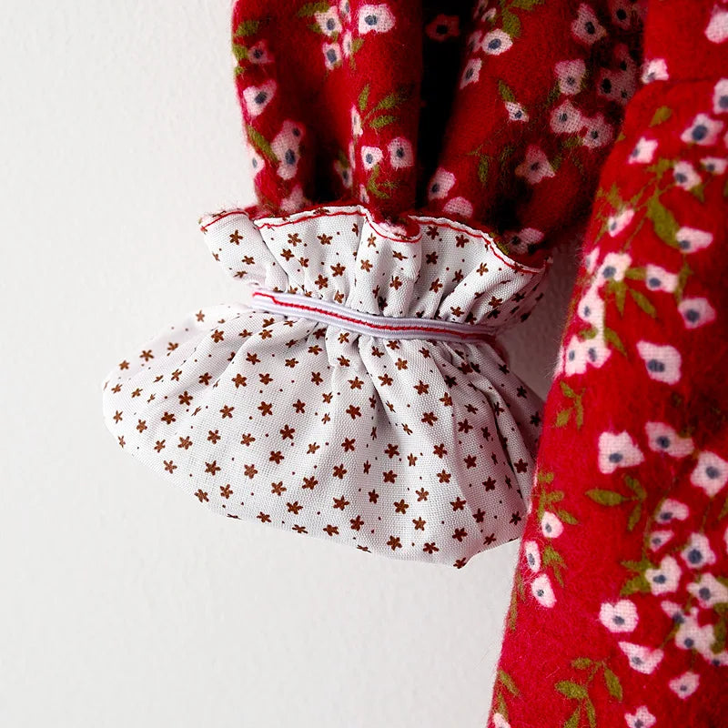 Long Sleeve Printed Princess Dress