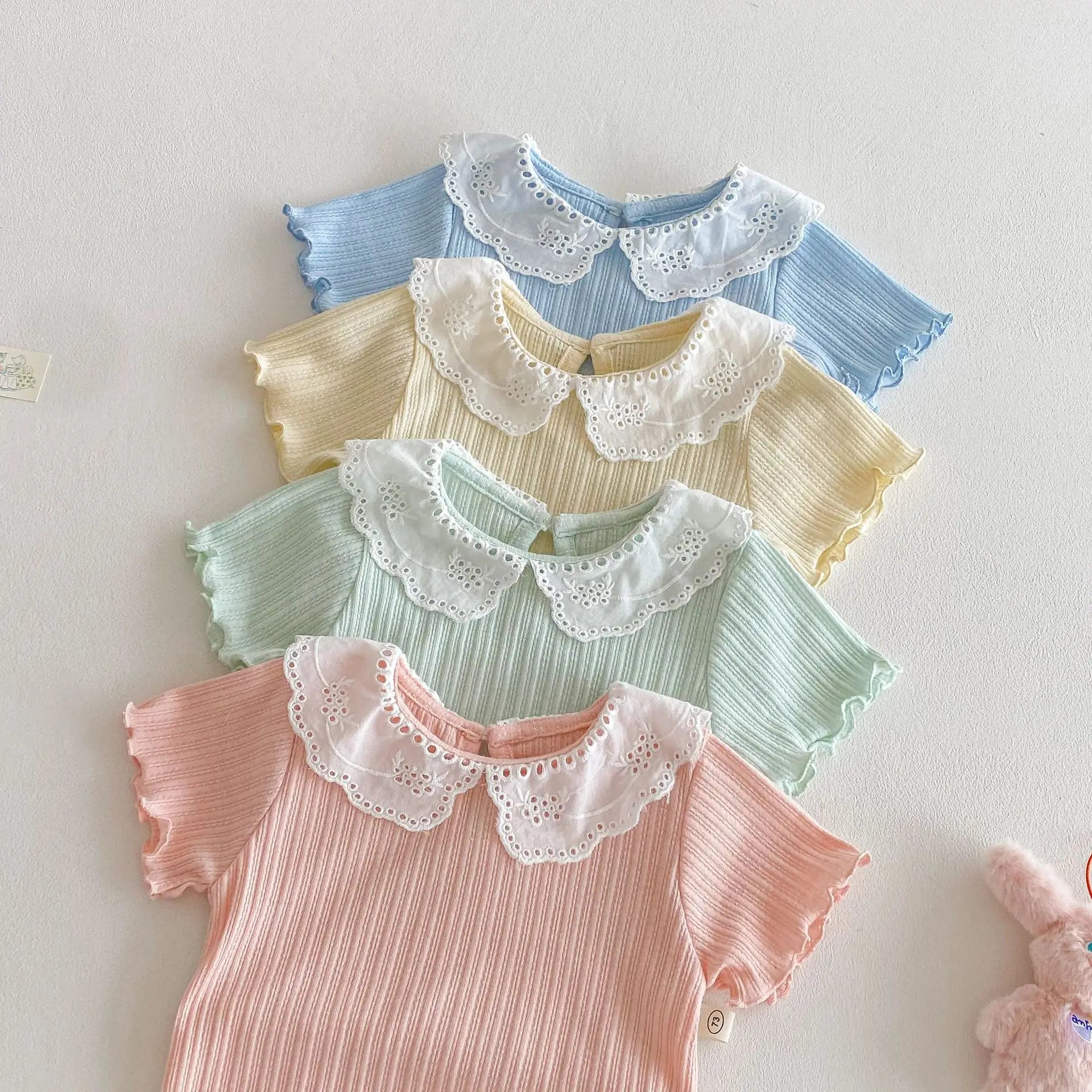 Baby Short Sleeve Tops Charming Kid's Clothing - PAMU8