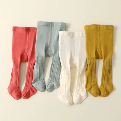 Baby Girls Bodysuit Knitted Leggings