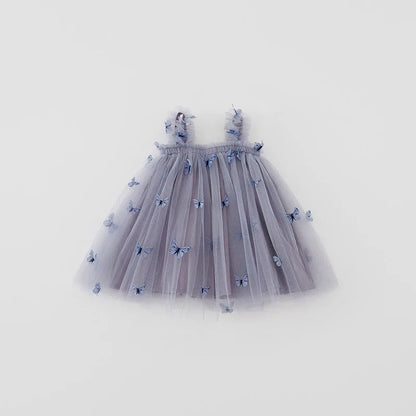 Girl's Sweet Mesh Gown