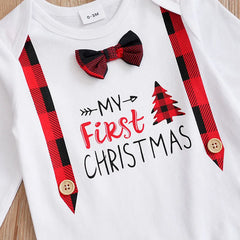 Christmas Triangle Jumpsuit Set