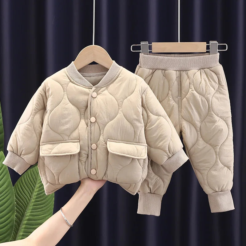 Baby Boys' Insulated Winter Set, Padded Jacket and Pants