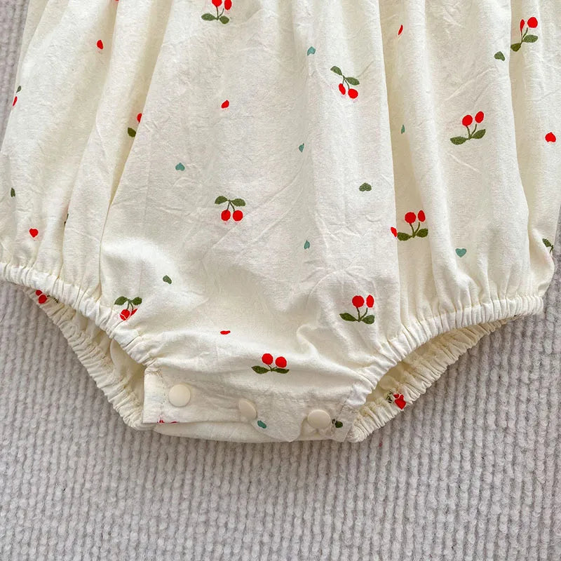 Cherry Girls Bow Jumpsuit