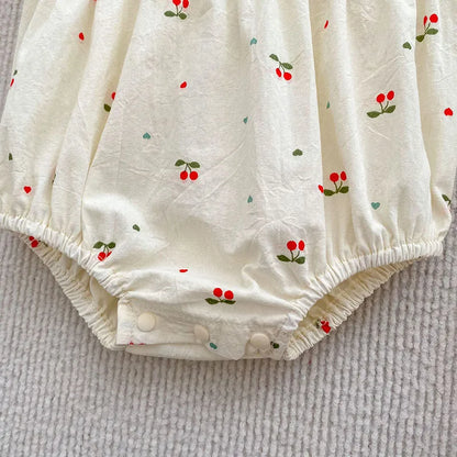 Cherry Girls Bow Jumpsuit