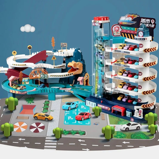Kids rail car and vehicle toy model option