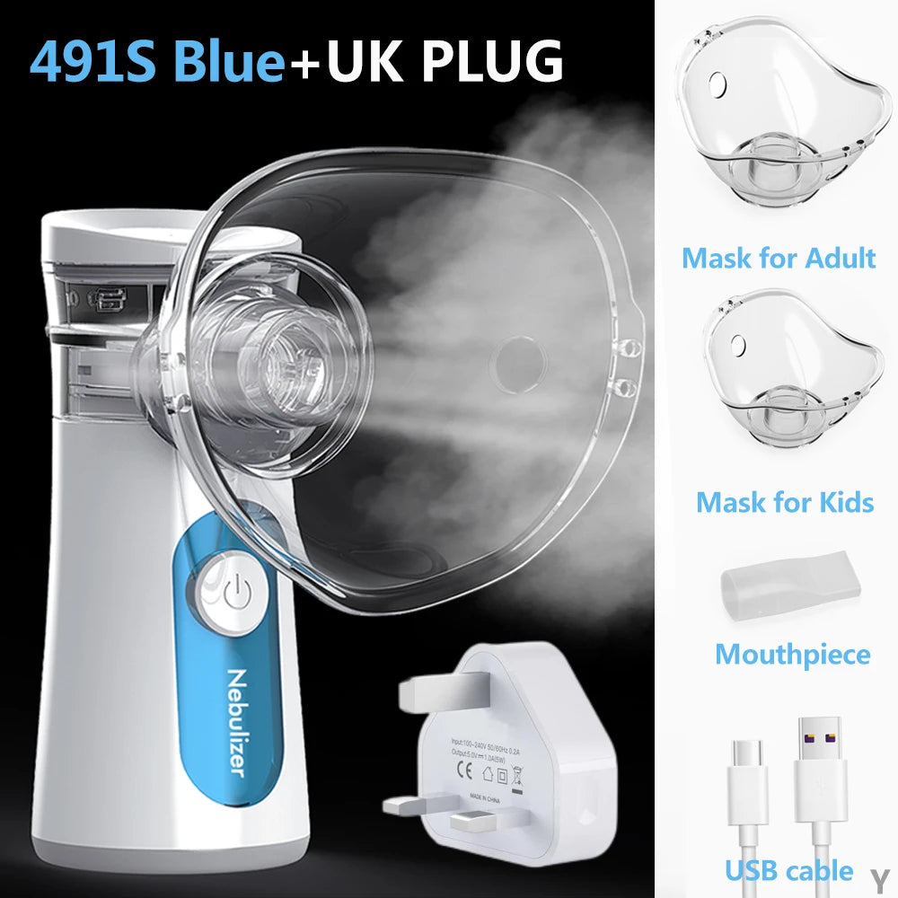 Portable Nebulizer Inhaler: Quiet Mesh Mist for Kids