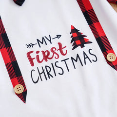 Christmas Gentleman Baby Outfit
