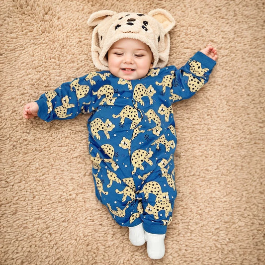 Cartoon Long-Sleeve Baby Romper