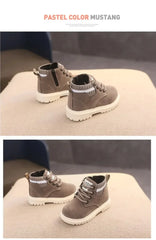 Kids' Plush-Lined Winter Boots, Warm Snow Shoes