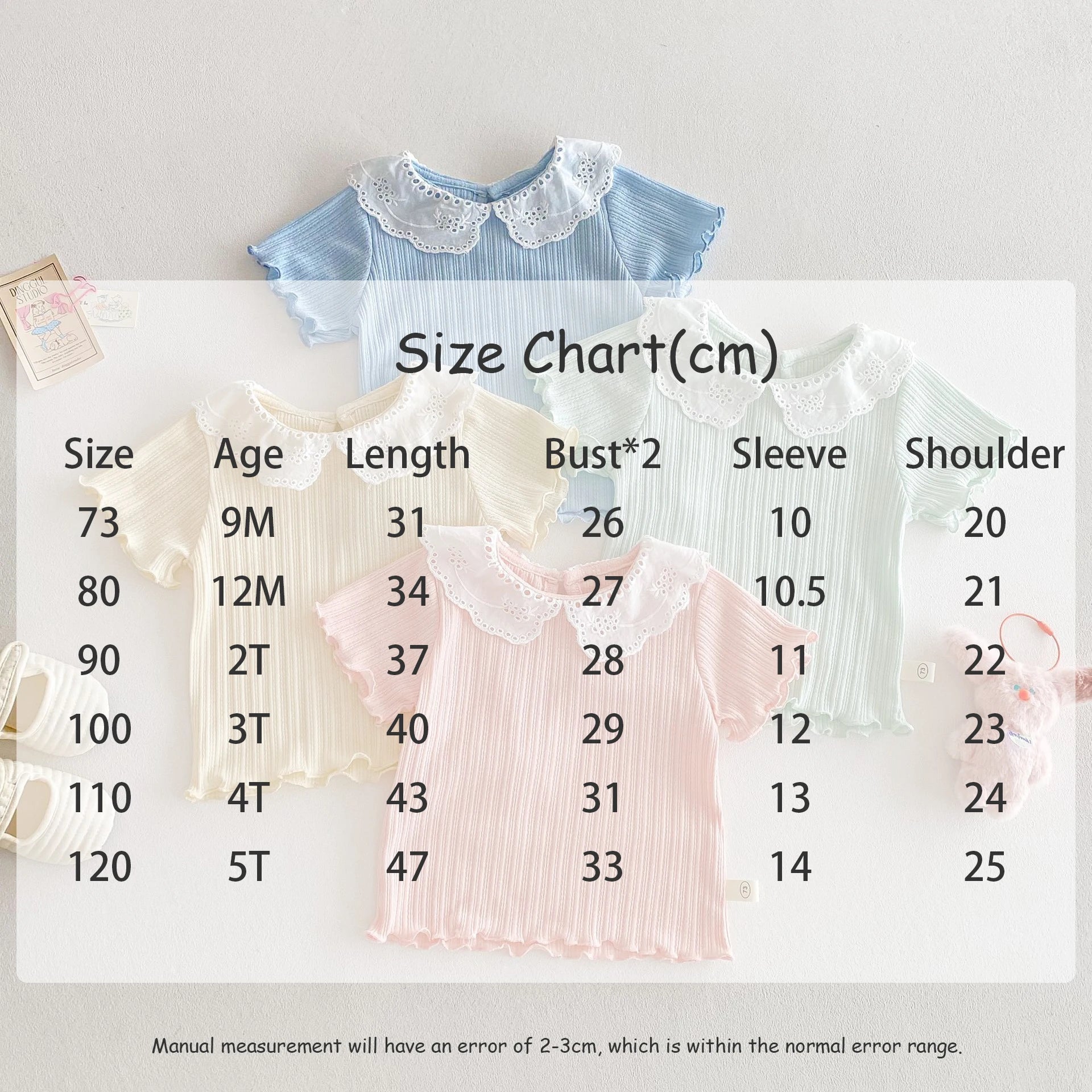 Baby Short Sleeve Tops Charming Kid's Clothing - PAMU8