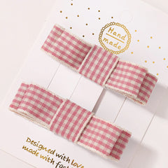 Sakura Pink Bow Clip