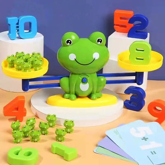 Frog Balance Montessori Math Toys