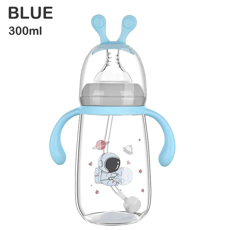 Large capacity baby feeding bottle