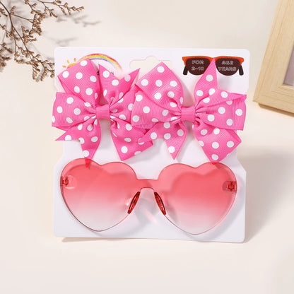 Headwear sunglasses set