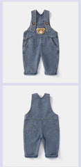 Cute Bear Denim Casual Pants
