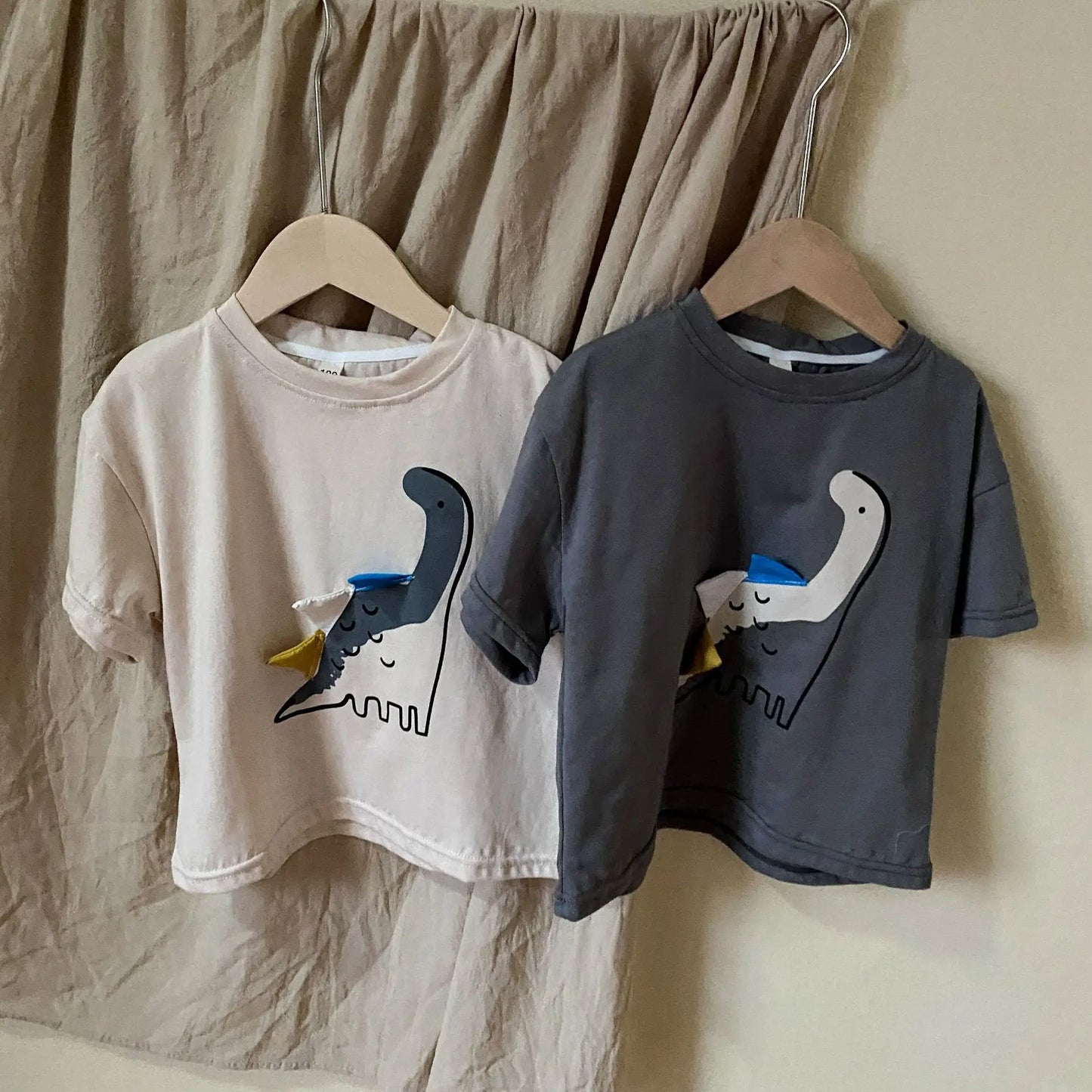 Dinosaur Half Sleeve Shirt - PAMU8