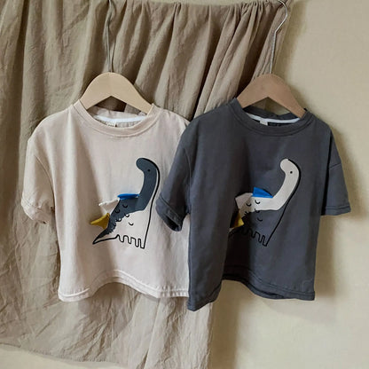 Dinosaur Half Sleeve Shirt - PAMU8