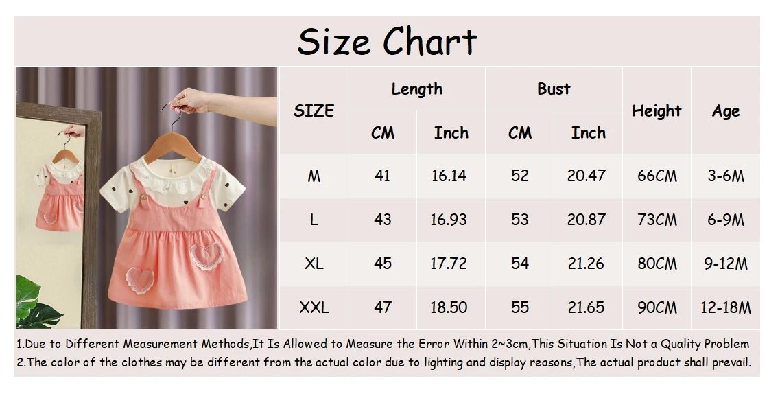 Heart Print Summer Girl Dress