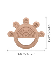 Baby Teething Toy, Soft Cartoon Chew Teether
