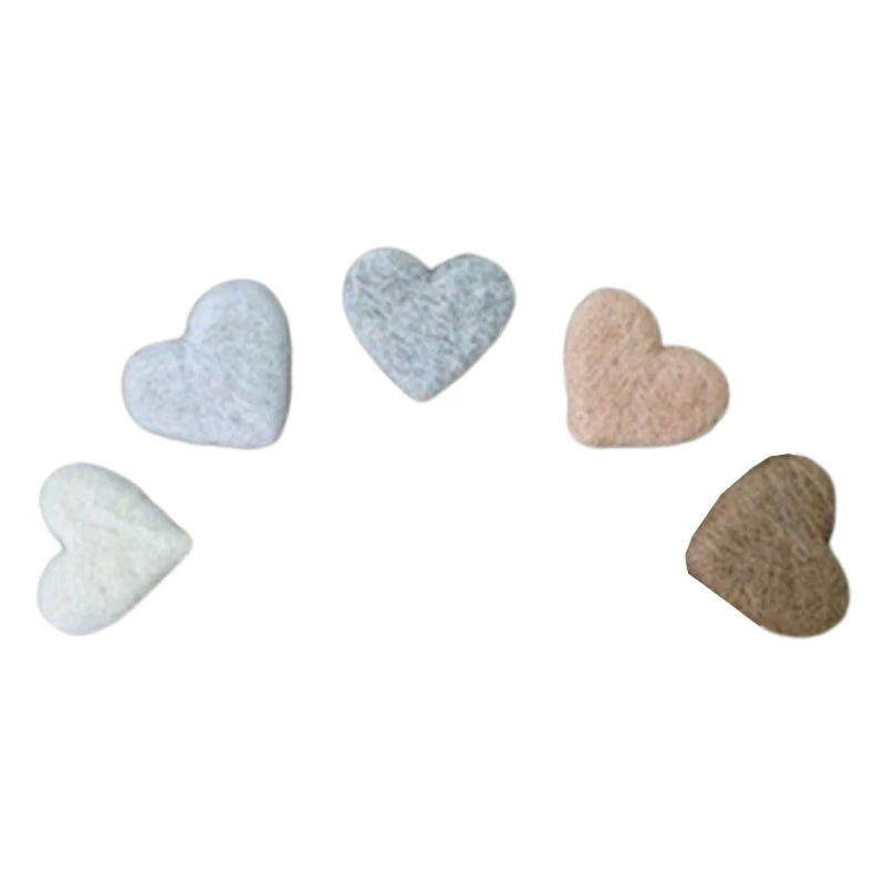 5Pcs Baby Wool Felt Stars Photography Accessories - PAMU8