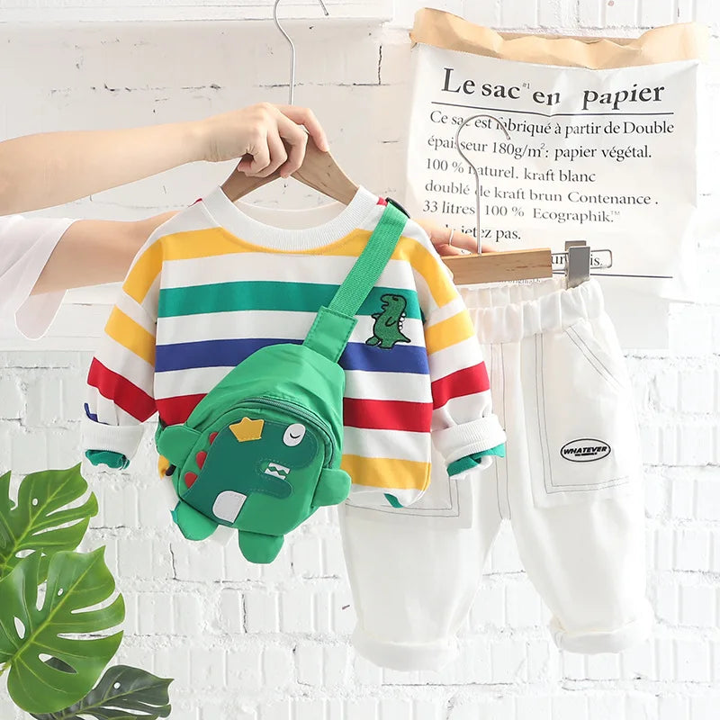 Striped Long Sleeve Baby Set