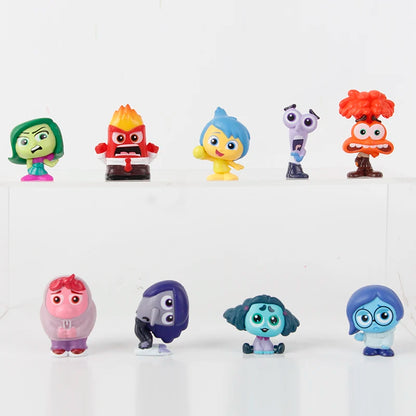 9pcs Doll Cartoon Action Toy