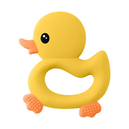 Baby Teether Toys Cartoon Duck Silicone Teether - PAMU8