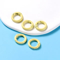 Metal O-Ring Keychain Clasps, 5-Pack Craft Clips