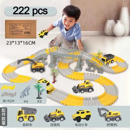 137-467pcs Baby Electric Track Toy