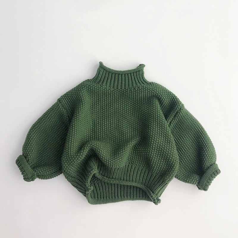 Korean Style Kids Sweater Vintage Boys Knitwear - PAMU8