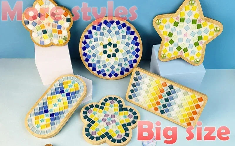 Handmade DIY Mosaic Cup Mat Toys