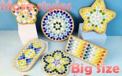 Handmade DIY Mosaic Cup Mat Toys