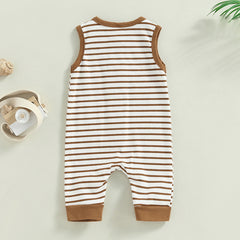 Sleeveless Crew Neck Jumpsuit