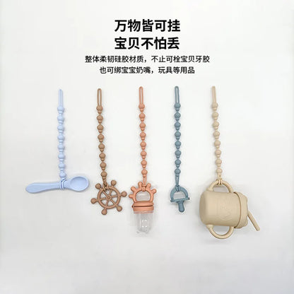 Soft Silicone Baby Pacifier Holder Clips - PAMU8