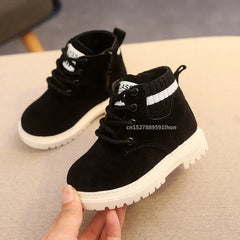 Kids' Plush-Lined Winter Boots, Warm Snow Shoes