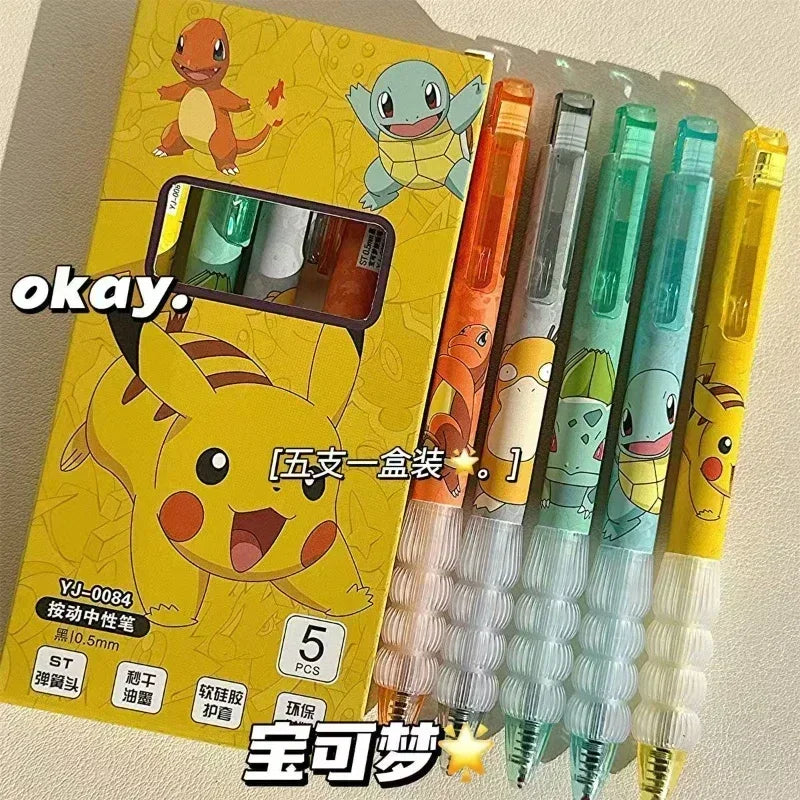 Pokemon Gel Pen Set for Kids School Use | PAMU8