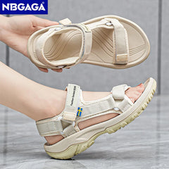 Lightweight women summer slippers flat outdoor footwear