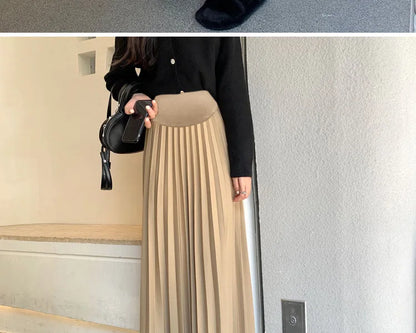 A Line  Casual Pregnancy skirt