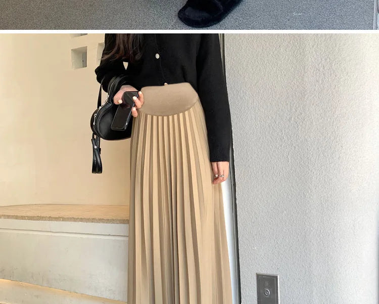 A-Line Casual Maternity Skirt