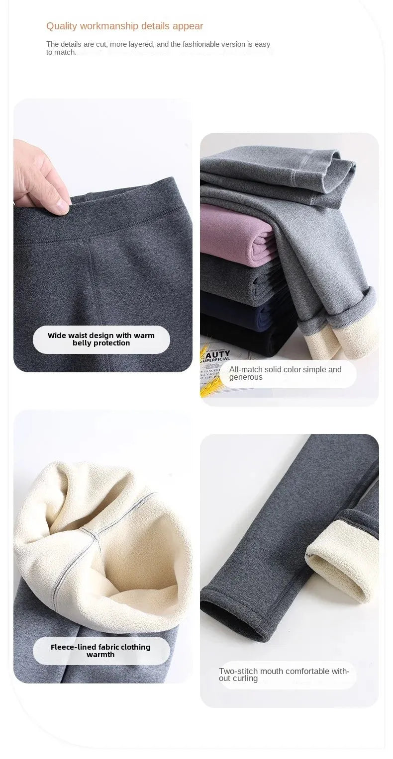 Girl fleece leggings for winters