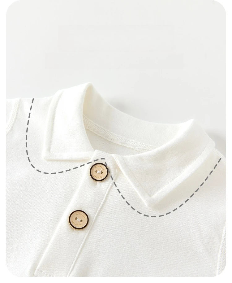 Solid Color Winter Baby Jumpsuit