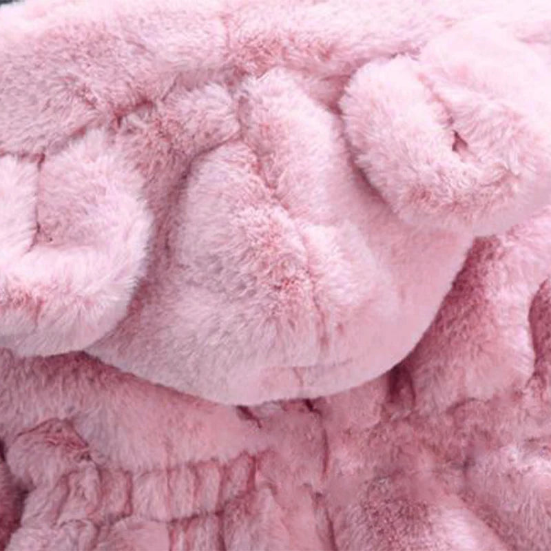 Faux Fur Winter Kids Coat