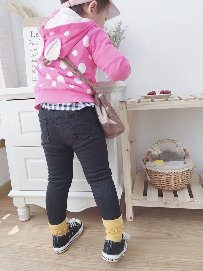 Jeans Boys and Girls' Solid color