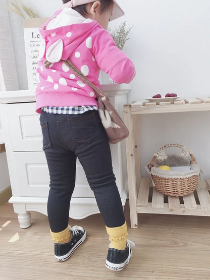Jeans Boys and Girls' Solid color