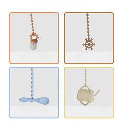 Soft Silicone Baby Pacifier Holder Clips - PAMU8