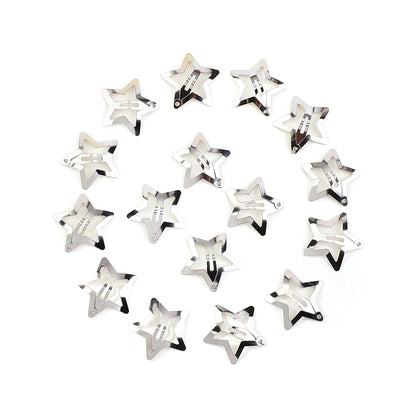 Silver Star BB Hair Clips