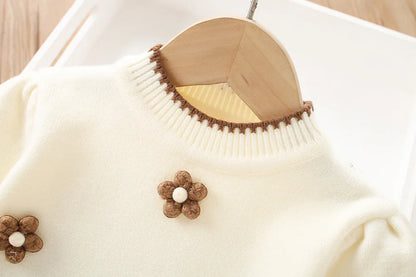 Flower Knitted Skirt