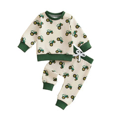 Kids Tractor Print Sweatshirt